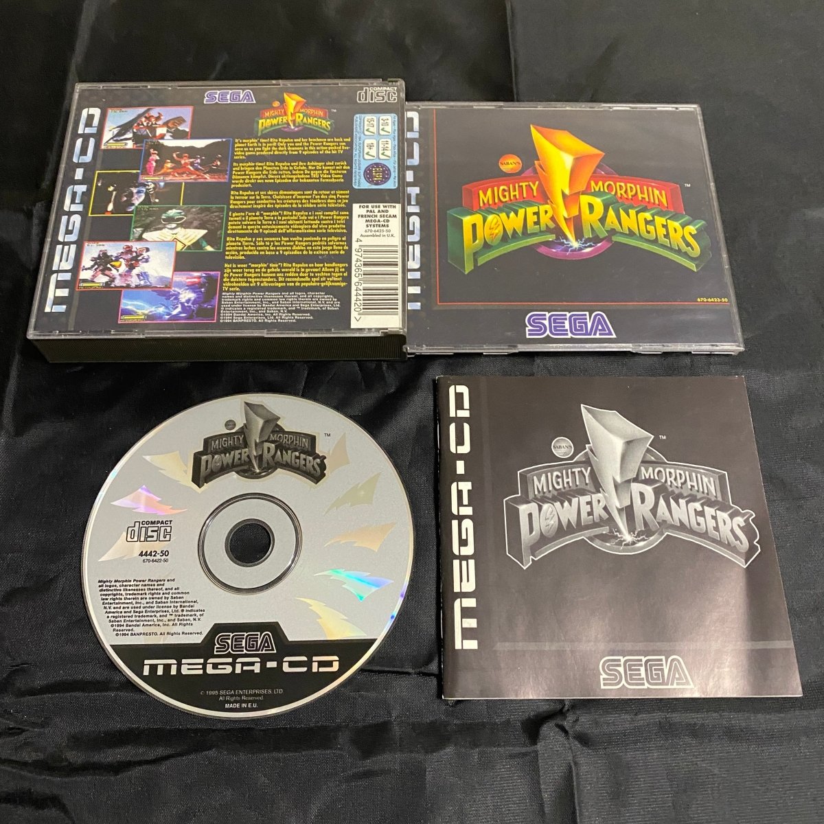 Buy Mighty Morphin Power Rangers Sega mega cd -@ 8BitBeyond Buy Mighty Morphin Power Rangers Sega mega cd -@ 8BitBeyond